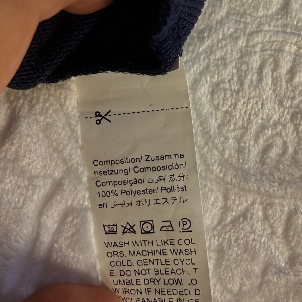 Manfinity Navy Blue Pullover Sweatshirt Size L – New Without Tags - Picture 5 of 9
